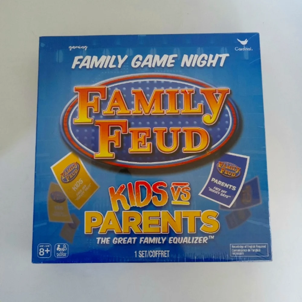 FAMILY FUED Board Game 'Kids vs Parents' NEW Unopened Box